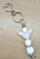 Brelok damski Aniołek Serce zawieszka 6423 Oliwia Kurowska, Kuba Kurowski