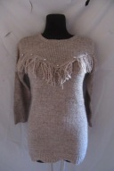 YD SWETER Z FRĘDZLAMI ROZM S 158