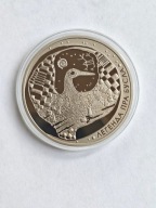 Białoruś 1 rubel 2007 legenda o bocianie