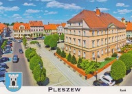 PLESZEW - RYNEK - RATUSZ - HERB