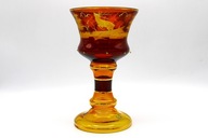 STARY WAZON SZKŁO EGERMANN RĘCZNIE SZLIFOWANE NOVY BOR - CZECHY