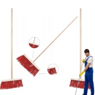 MIOTŁA UNIWERSALNA DO ZAMIATANIA 350X130mm TRZON DREWNIANY 120CM ZAMIATACZ