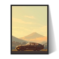 Datsun 240z Plakat/Obraz w Ramce 40x30cm Prezent dla faceta