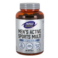 Witaminy kapsułki Now foods Men's Active Sports Multi multiwitamina