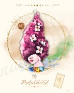 Plakat A3 Horoskop PANNA Kosmos/Boho - personalizowany prezent