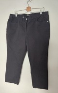 Czarne damskie spodnie rurki skinny z wysokim stanem 48