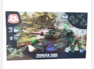 Klocki THUNDER ZONE MILITARY TANK 4w1 1124 elementy Pojazdy Wojskowe 6+