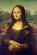da Vinci - Mona Lisa, 55x80, OBRAZ NA PŁÓTNIE