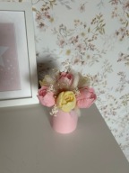 Mini flowerbox ze świec sojowych – Peony Queen | tulipan
