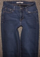 LEVISY 710 - JEANSY BIODRÓWKI RURKI W26L32
