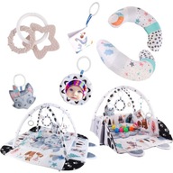 MATA EDUKACYJNA MIĘKKA INTERAKTYWNA DUŻA KSIĄŻECZKA PODUSZKA PIŁKI 4W1