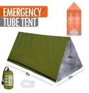 Namiot RATUNKOWY AWARYJNY TERMICZNY FOLIA LifeTent 2-Osobowy 241x119x79cm