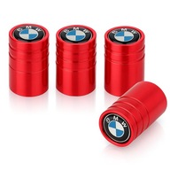 Nakrętki na wentyle, BMW, czerwony chrom