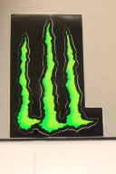 NAKLEJKA - MONSTER - AUTO - MOTOR - ROWER - KOLEKCJA