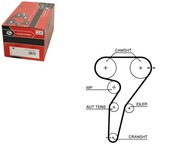 GATES 5429XS PASEK ROZRZĄDU ALFA FIAT LANCIA 168X24