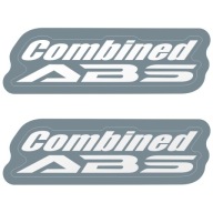 2x Naklejka Logo COMBINED ABS na Błotnik Motocykl Africa Twin Gold Wing CBR