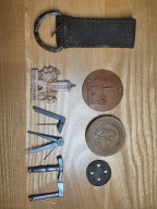 3 Rzesza drobnica wpinki Wermacht Luftwaffe Waffen SS