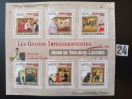Malarstwo , impresjonizm , H. Toulouse-Lautrec , Komory MNH