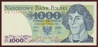 1000 zł. 1982 r. ser. HW UNC ostatnia emisja - PIĘKNY !!!