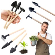 MINI ZESTAW NARZĘDZA OGRODOWE 3w1 – GRABKI, ŁOPATKA, TRANSPLANTER