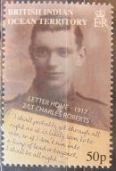 Brytyjskie w-py O. Indyjskiego stary znaczek (2/23