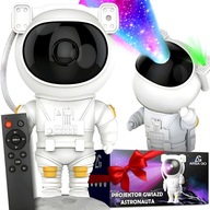 PROJEKTOR GWIAZD ASTRONAUTA LAMPKA NOCNA KOSMOS RZUTNIK PILOT LED