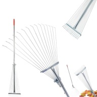 GRABIE METALOWE WACHLARZOWE DO LIŚCI TRAWY REGULOWANE TELESKOPOWE DRUCIANE