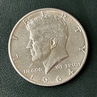 USA Half Dollar Kennedy 1964 srebro 900