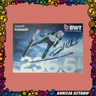 Kamil Stoch - kartka format pocztówkowy, 2 stronna, z autografem