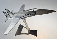 Samolot myśliwski z blachy ze stali nierdzewnej gadżet firmowy Mielec 2023