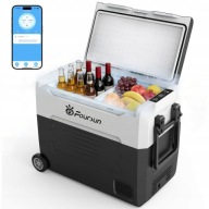 Lodówka Samochodowa Turystyczna 55L Dwu-Strefowa z Aplikacją Bluetooth