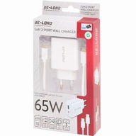 ŁADOWARKA FAST CHARGER 65W USB-C USB-A RE-LOAD – SZYBKIE ŁADOWANIE