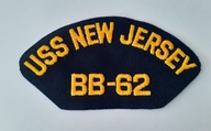 Emblemat - naszywka Marynarka Wojenna - USS NEW JERSEY - US NAVY