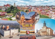 LUBLIN - STARE MIASTO - ZAMEK - KRAKOWSKIE PRZEDMIEŚCIE - ZALEW - HERB