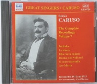 Enrico Caruso Complete Recordings Vol.7 EX CD Irl