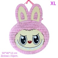 Piniata XXL na urodziny Labubu / Mococo / The Monsters. Zestaw z kijem.