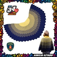 Straż Miejska: Szydełkowany szal w barwach Straży Miejskiej m.st. Warszawy