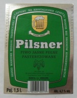 ETYKIETA PIWO PILSNER BROWAR SULIMAR PIOTRKÓW TRYBUNALSKI