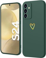 Etui BeeTop Case Silikonowa Obudowa do Samsung Galaxy S24, zielony