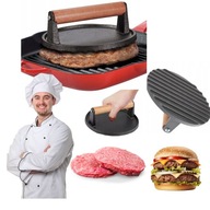 ŻELIWNA PRASA DO MIĘS PRASKA DO BURGERÓW MIĘSA SMASHBURGER