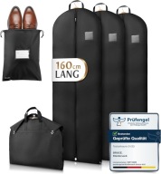 POKROWIEC TORBA NA GARNITUR PANTOFLE MOCNA 150x60 PODRÓŻNA NA UBRANIA 3x