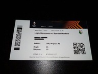 Bilet Legia Warszawa - Spartak Moskwa - 09.12.2021