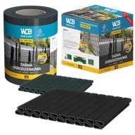 TAŚMA OGRODZENIOWA ANTRACYT 19x35 OSŁONA NA PŁOT OGRODZENIE PANELOWE GRAFIT