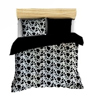 pościel z polaru 220x240 +2x70x80 +2x40x40 zamek P 307-12 Dalmatyńczyk/czar