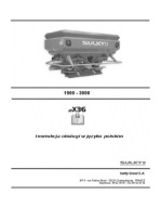 Sulky X36 (1900-3000) - instrukcja obsługi rozsiewacza PL