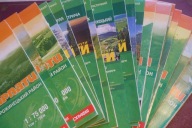 18 X MAPA TURYSTYCZNA / ZESTAW MAP / UKRAINA / KARPATY