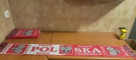 Szal szalik Polska Polski kocyk nowy