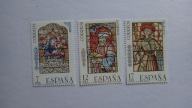 Hiszpania 1965, Witraże, Mi. 2699-2701