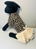 UBRANKO SUKIENKA w panterke dla psa typu YORK chihuahua M