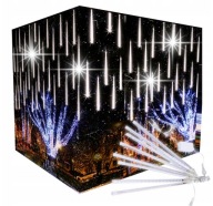 METEORY 50 CM LAMPKI PADAJĄCY ŚNIEG OŚWIETLENIE ŚWIĄTECZNE IP44 SOPLE LED